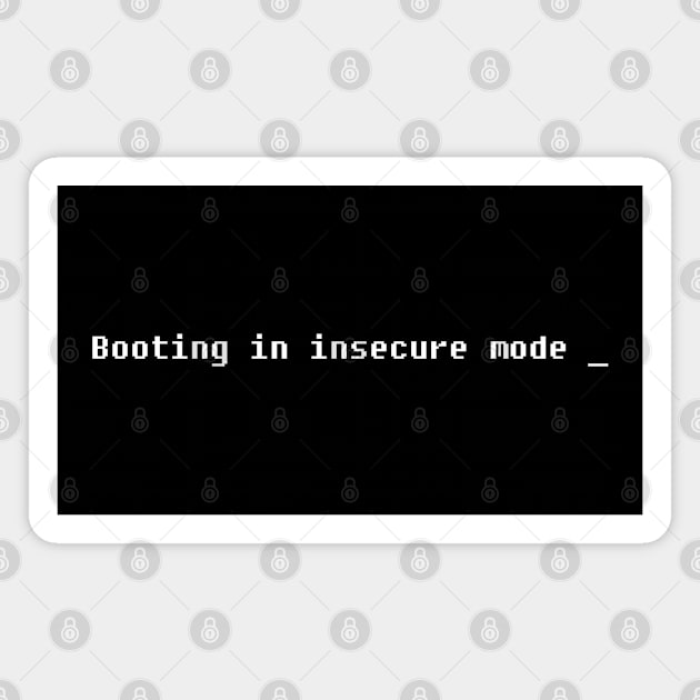 Booting in Insecure Mode d Magnet by karutees